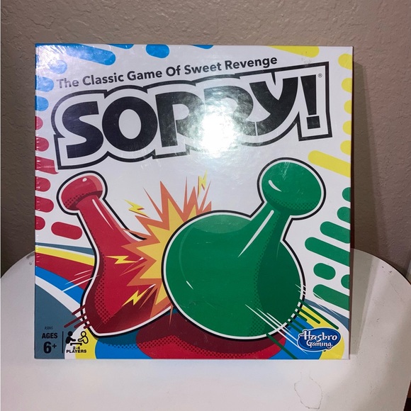 Hasbro Sorry! Board Game - Red and Green